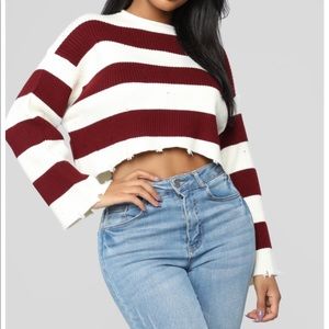 Fashion nova striped sweater